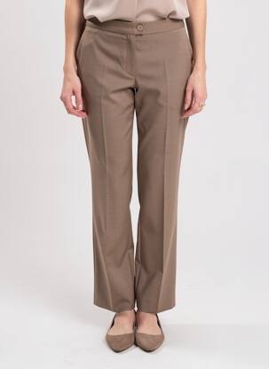 Pantalon slim taille basse taille basse marron ARMOR LUX femme