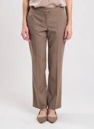 Pantalon slim taille basse taille basse marron ARMOR LUX femme