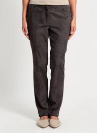 Pantalon slim stretch taille normale marron PAUPORTÉ femme