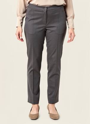 Pantalon slim stretch taille normale gris OLSEN femme