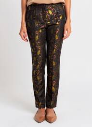 Pantalon slim taille élastique noir BREAL femme