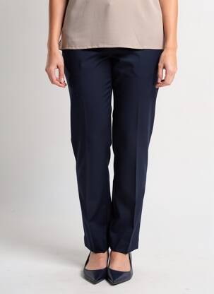 Pantalon slim taille élastique taille normale bleu FINNKARELIA femme