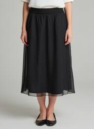 Jupe longue doublure noir SOYACONCEPT femme