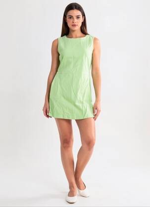 Robe courte sans manche sans manche vert COUTURIST femme