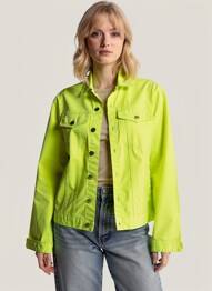 Veste casual coupe droite vert COUTURIST femme