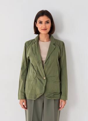 Blazer coupe cintrée vert COUTURIST femme