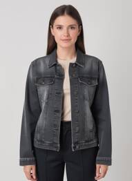 Veste chic fermeture boutonnée sur le devant gris COUTURIST femme