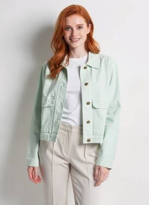 Veste casual coupe droite bleu COUTURIST femme