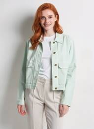 Veste casual coupe droite bleu COUTURIST femme
