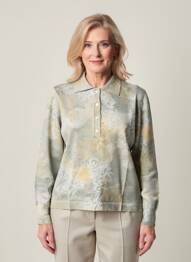 Pull manches longues manches longues vert EDWIGE femme