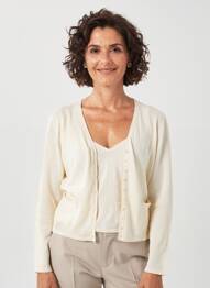 Twin-set maille fine beige FINETTE femme