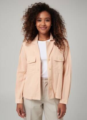 Veste casual col tailleur rose COUTURIST femme