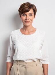 T-shirt stretch manches 3/4 blanc RABE femme