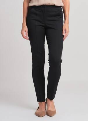 Pantalon slim taille élastique noir BROADWAY femme