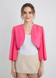 Boléro manches 3/4 rose CHARM'S femme