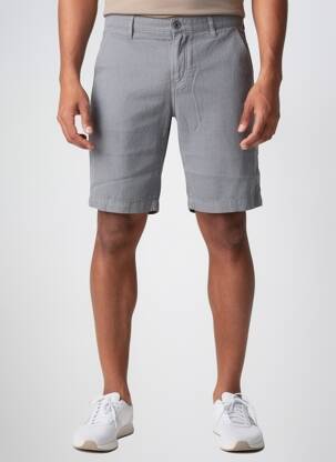 Bermuda coupe droite gris COUTURIST femme