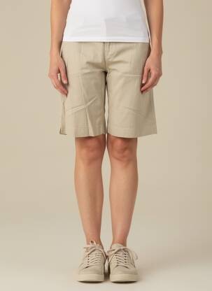 Bermuda coupe droite gris COUTURIST femme