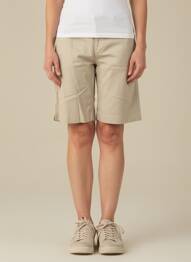 Bermuda coupe droite gris COUTURIST femme