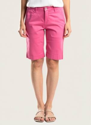 Bermuda coupe droite rose COUTURIST femme