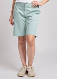 Bermuda coupe droite bleu COUTURIST femme