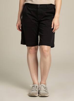 Bermuda coupe droite noir COUTURIST femme