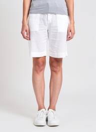 Bermuda coupe droite taille normale blanc COUTURIST femme