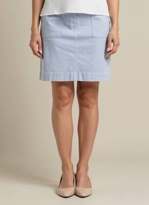 Jupe courte poches bleu COUTURIST femme