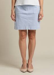 Jupe courte poches bleu COUTURIST femme