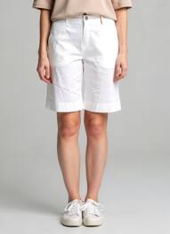 Bermuda coupe chino taille normale beige COUTURIST femme