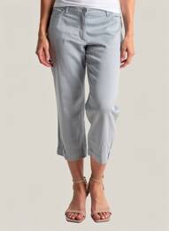 Pantacourt taille haute taille haute bleu COUTURIST femme