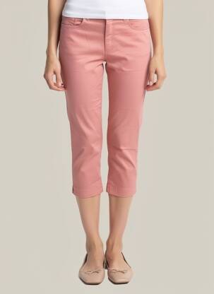 Corsaire tissage popeline taille normale rose COUTURIST femme
