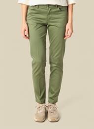 Pantalon slim poches vert fonce COUTURIST femme