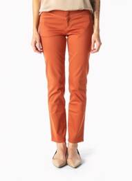 Pantalon slim stretch taille normale orange COUTURIST femme