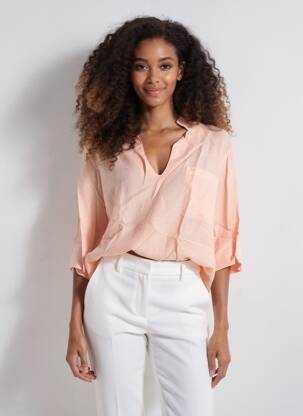 Blouse manches 3/4 manches 3/4 rose COUTURIST femme