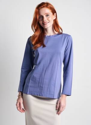 T-shirt manches longues manches longues violet COUTURIST femme