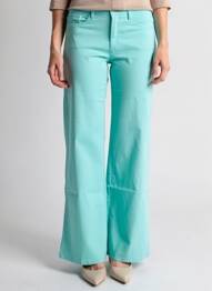 Pantalon flare coupe évasée bleu COUTURIST femme