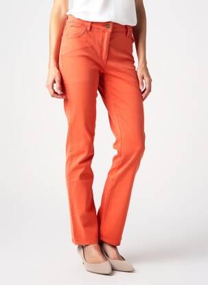 Pantalon slim poches orange COUTURIST femme