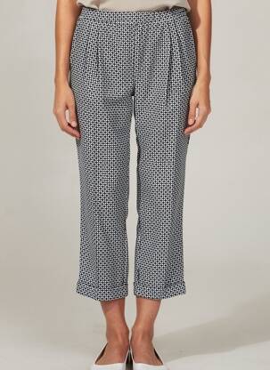 Pantalon 7/8 taille élastique taille normale noir ESCORPION femme