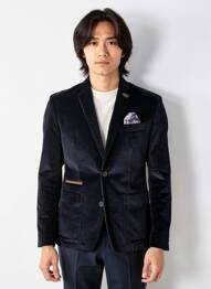 Blazer coupe cintrée noir HAFNIUM homme