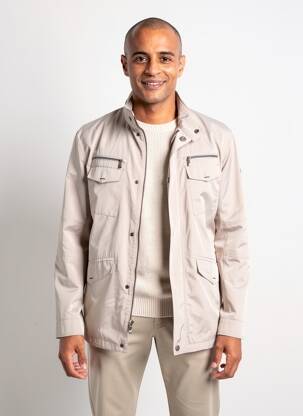 Coupe-vent manches longues a capuche gris HAFNIUM homme
