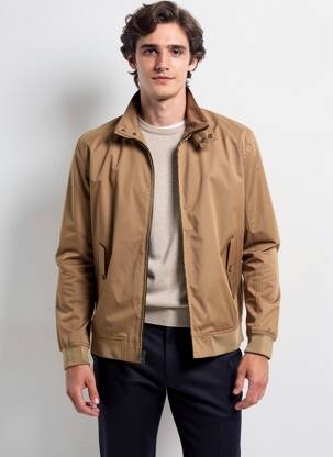 Veste casual poches beige HAFNIUM homme