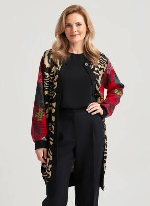 Gilet manches longues col rond noir ALDO MARTIN'S femme