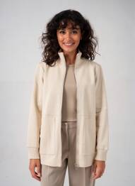 Veste casual coupe cintrée beige STREET ONE femme
