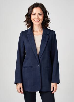 Blazer poches bleu STREET ONE femme