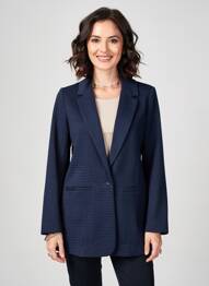 Blazer poches bleu STREET ONE femme