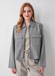 Veste casual poches bleu TOM TAILOR femme