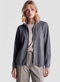 Gilet manches longues stretch gris BREIZH ANGEL femme
