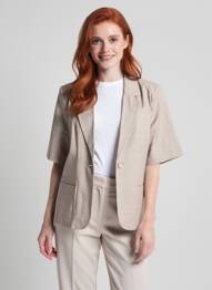 Blazer poches beige ONLY femme