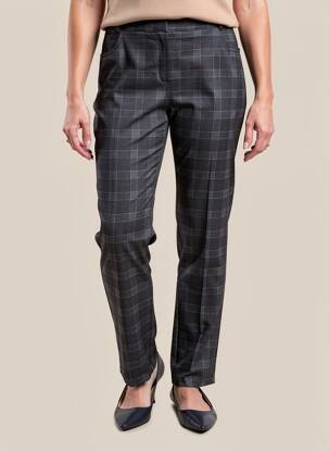 Pantalon slim taille élastique taille normale gris GUY DUBOUIS femme