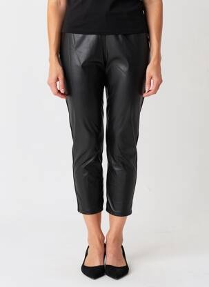 Legging tissage simili-cuir taille normale noir AN II VITO femme